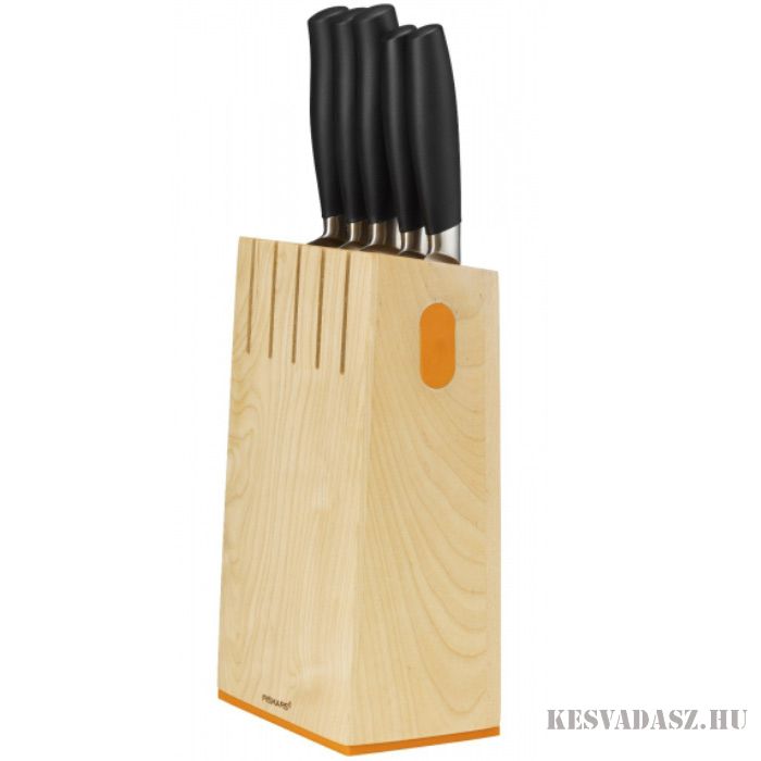 FISKARS FF+ 5 részes konyhai késkészlet blokkal FISKARS FF+ 5 részes konyhai késkészlet blokkal