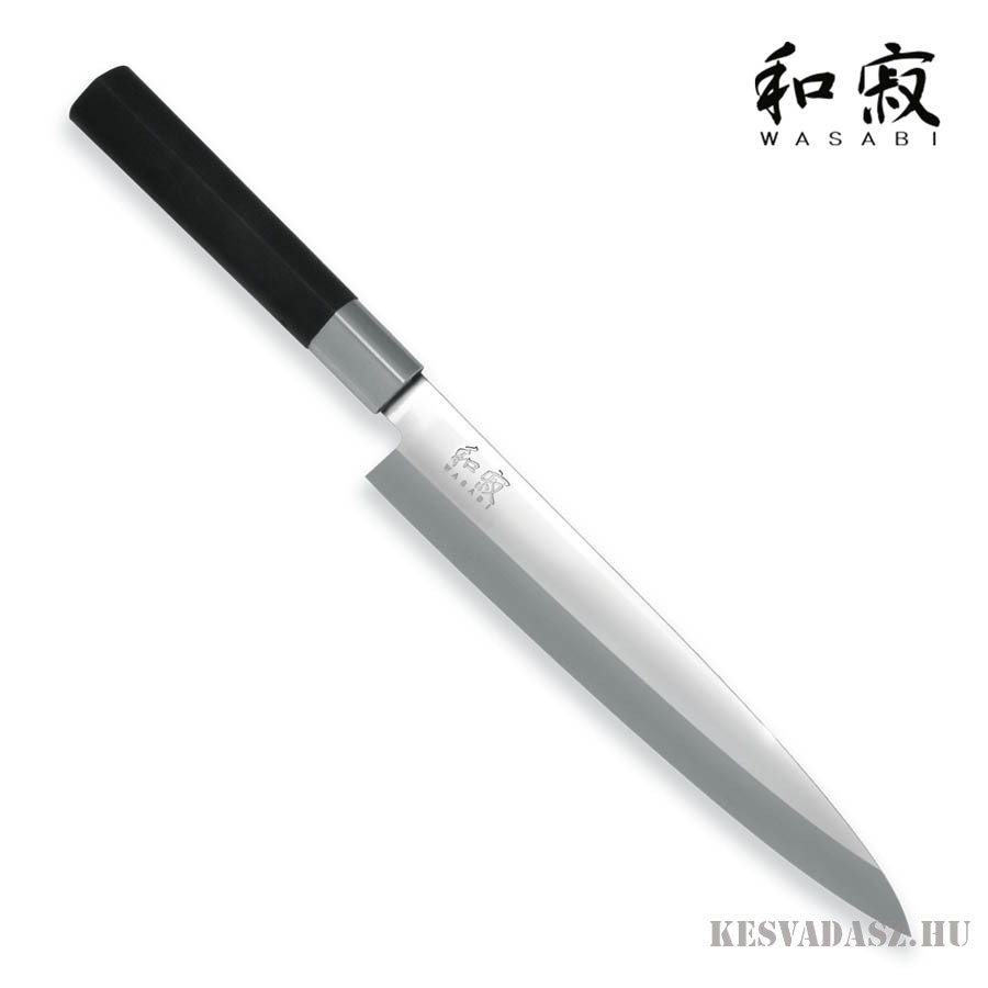 KAI Wasabi Black Yanagiba halszeletelő kés - 21 cm KAI Wasabi Black Yanagiba halszeletelő kés - 21 cm