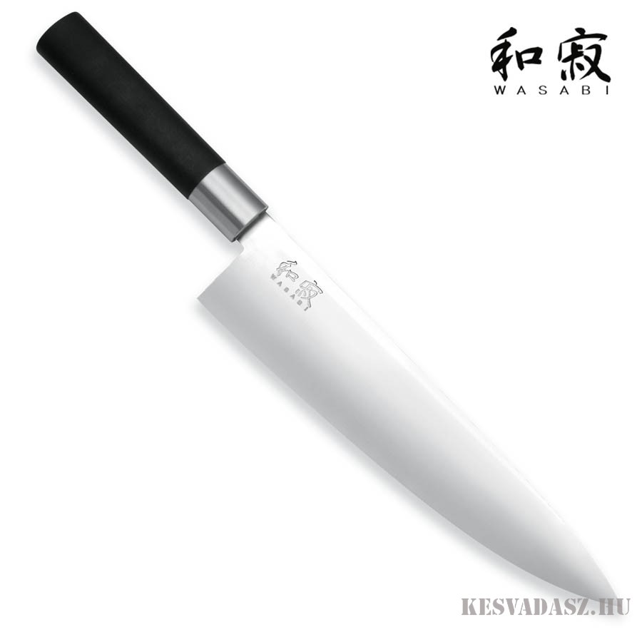 KAI Wasabi Black szakácskés - 23,5 cm-es KAI Wasabi Black szakácskés - 23,5 cm-es