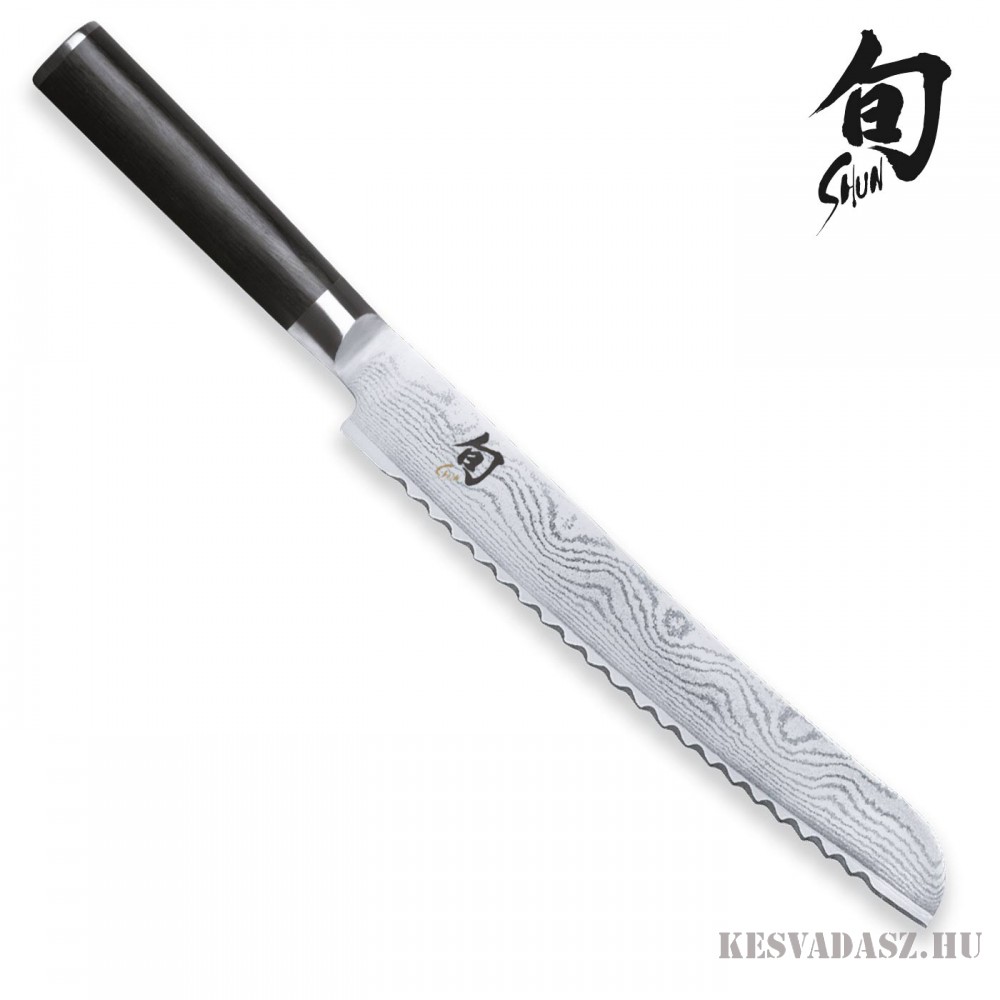 KAI Shun damaszk pengés kenyérvágó kés - 23cm KAI Shun damaszk pengés kenyérvágó kés - 23cm