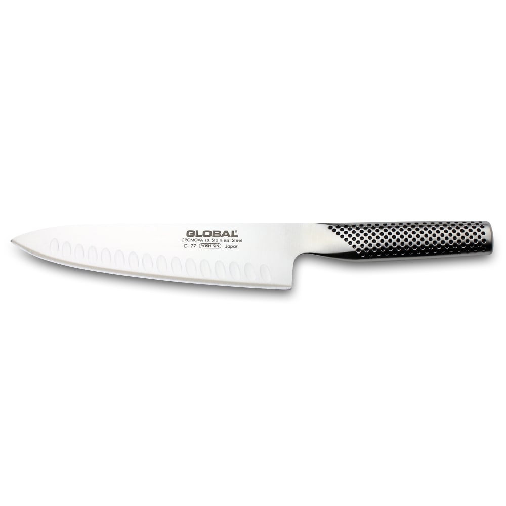 GLOBAL japán granton pengés szakácskés 20 cm GLOBAL japán granton pengés szakácskés 20 cm