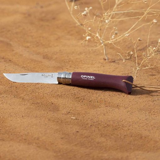 OPINEL Tradition Colorama No.08 (S) zsebkés, gránátalma