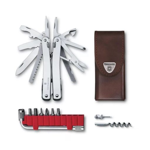 VICTORINOX SwissTool  Spirit X Plus multiszerszám, bőrtokkal