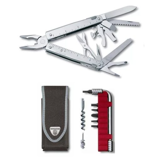 VICTORINOX SwissTool X Plus multiszerszám, gyöngyvászon tokkal