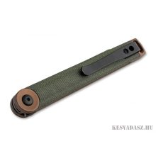 Böker Plus Kaizen Green Canvas Micarta zsebkés