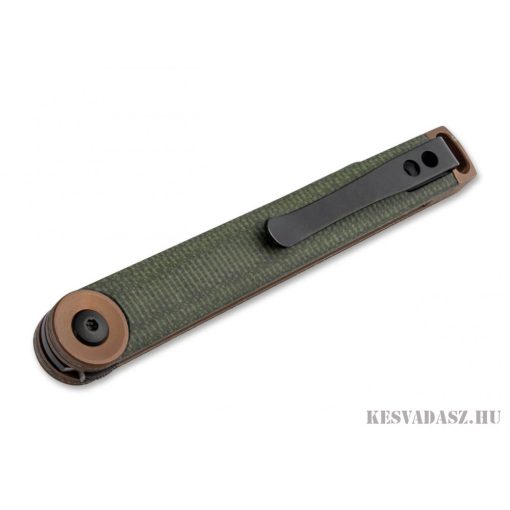 Böker Plus Kaizen Green Canvas Micarta zsebkés