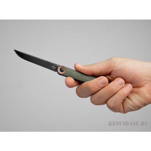 Böker Plus Kaizen Green Canvas Micarta zsebkés