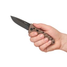 Böker Plus Strike Droppoint Coyote zsebkés