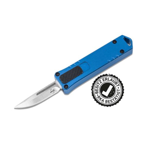 Böker Plus Micro USB OTF Blau zsebkés