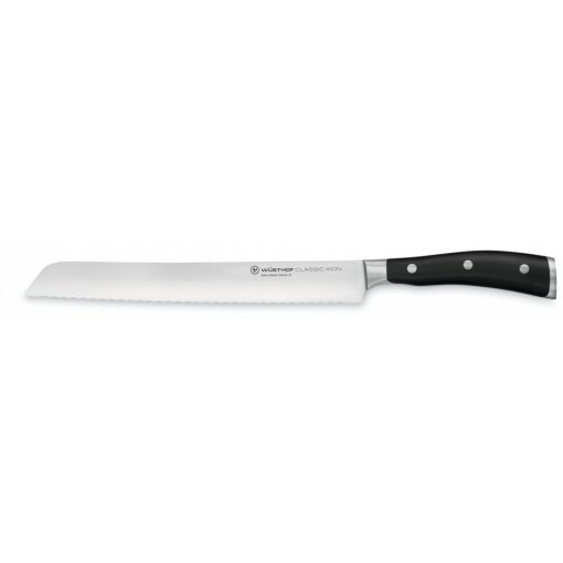 Wüsthof Classic Ikon kenyérvágó kés 23 cm – duplafogazott (4163/23D, dobozos)