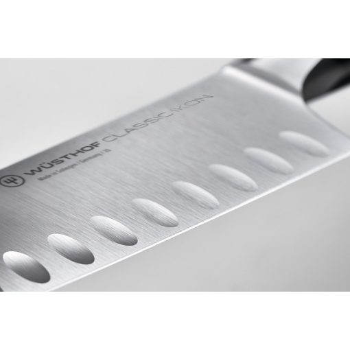 Wüsthof Classic Ikon Santoku 17 cm bordázott kés (4176D, dobozos)