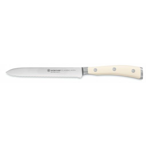 Wüsthof Classic Ikon Creme háztartási kés 14 cm – recés, díszdobozos (4126-0D)