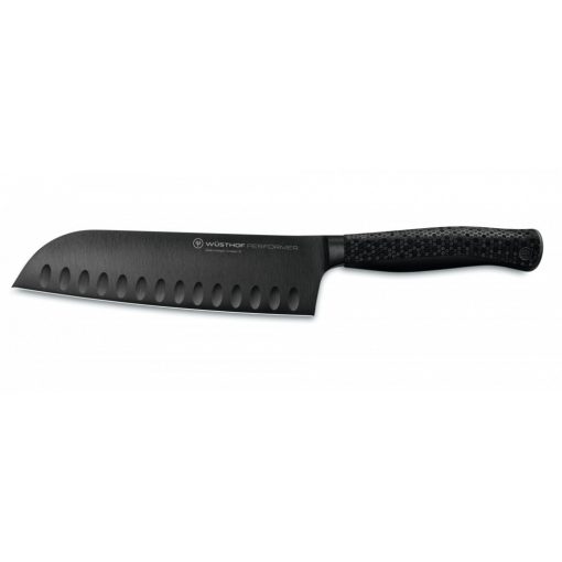 Wüsthof Performer Santoku 17 cm – bordázott penge (Granton-él)
