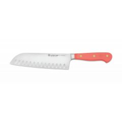   Wüsthof Classic Colour Santoku 17 cm – bordázott, Coral Peach