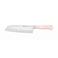   Wüsthof Classic Colour Santoku 17 cm bordázott kés – Pink Himalayan Salt