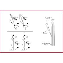 Wüsthof Ikon fenőacél 26 cm, kerek (4968)