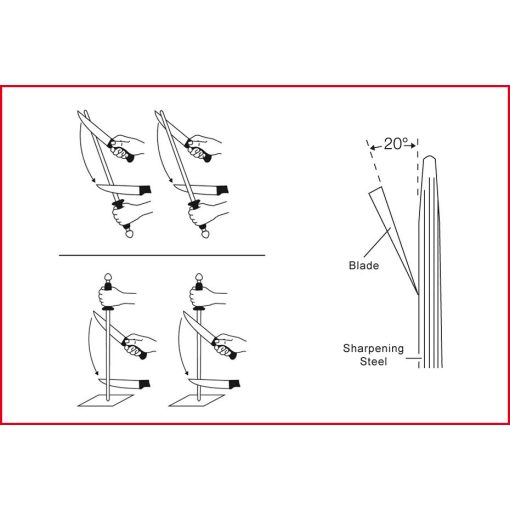 Wüsthof Ikon fenőacél 26 cm, kerek (4968)