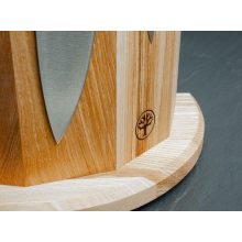 BÖKER mágneses késtartó blokk - barna