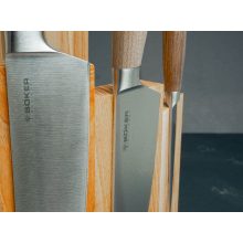 BÖKER mágneses késtartó blokk - barna