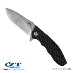 Zero Tolerance ZT 0562CF Hinderer Slicer Carbon zsebkés