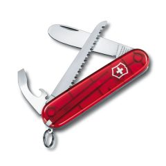   VICTORINOX Swiss Army My First Victorinox zsebkés, áttetsző piros