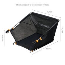 FISKARS StaySharp Max fűgyűjtő kézi fűnyíróhoz