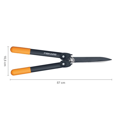 FISKARS PowerGear műanyag fogaskerekes sövénynyíró HS72
