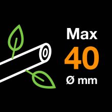 FISKARS PowerGear műanyag fogaskerekes ágvágó, ollós pengével (M) L76