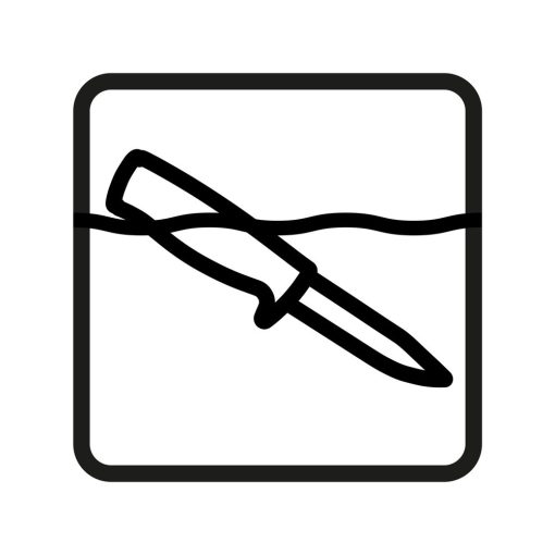 FISKARS Kerti- és horgászkés K40