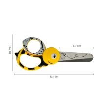 FISKARS Gyermekolló (13 cm) méhecske