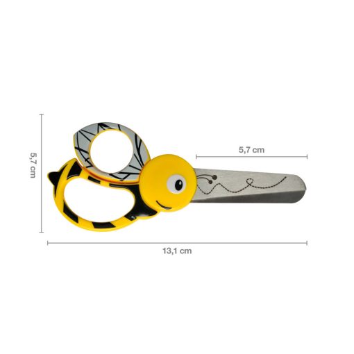 FISKARS Gyermekolló (13 cm) méhecske