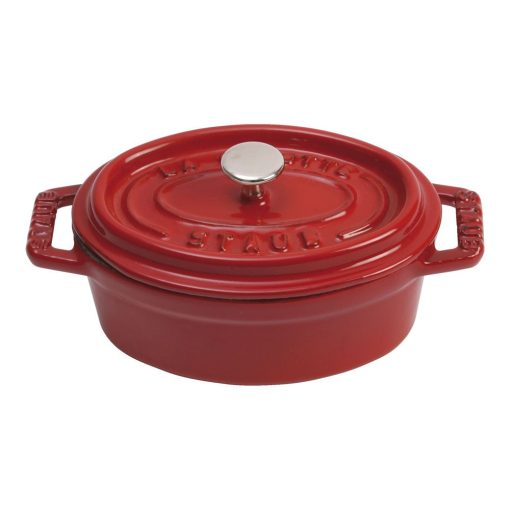 STAUB La Cocotte Mini ovális lábas (11 cm) piros