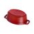 STAUB La Cocotte Mini ovális lábas (11 cm) piros
