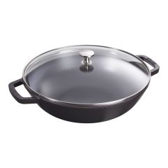 STAUB La Cocotte Wok (30 cm) fekete