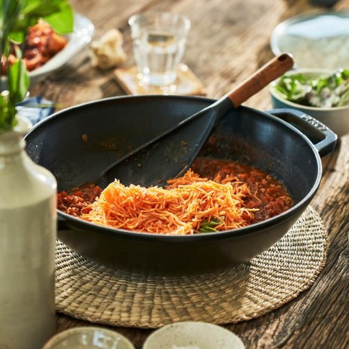 STAUB La Cocotte Wok (30 cm) fekete