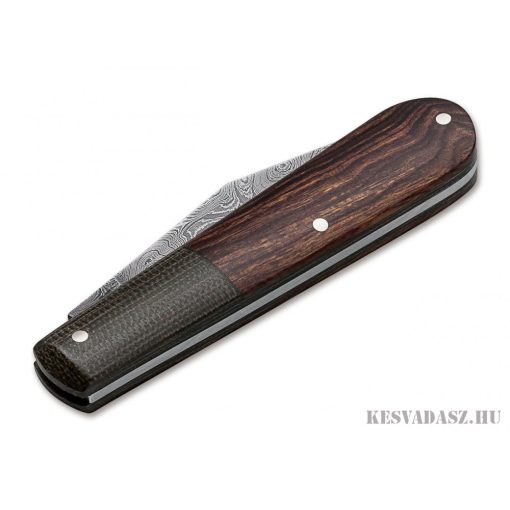 Böker Solingen Barlow Integral Leopard-Damascus zsebkés