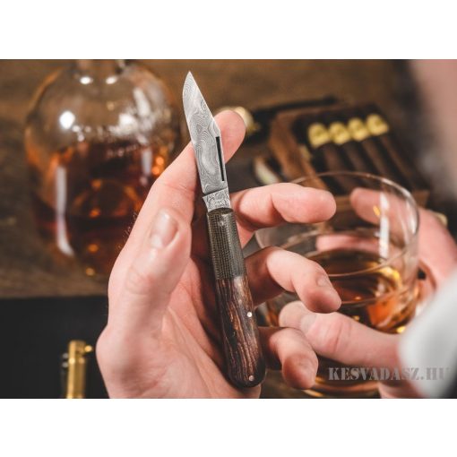 Böker Solingen Barlow Integral Leopard-Damascus zsebkés