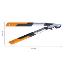 FISKARS PowerGearX fém fogaskerekes ágvágó, horgos pengével (S) LX92
