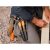 FISKARS Hardware kés famunkákhoz, tokba épített élezővel