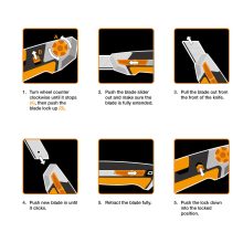 FISKARS CarbonMax Snap-off pengekés (18 mm)
