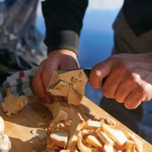 GERBER Tri-Tip kés, tokkal