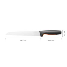 FISKARS Functional Form kenyérvágó kés (21 cm)