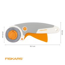 FISKARS görgős vágó, titánium pengével (45 mm)