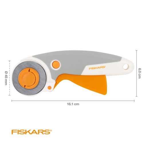 FISKARS görgős vágó, titánium pengével (45 mm)