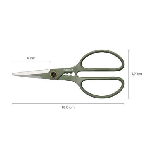 FISKARS Urban Gardening virágvágó olló tárolóval