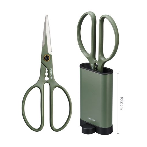 FISKARS Urban Gardening virágvágó olló tárolóval
