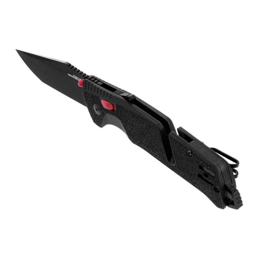 SOG Trident AT Black Red Tanto zsebkés
