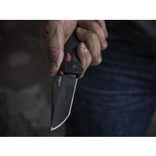 SOG Trident AT Black Red Tanto zsebkés