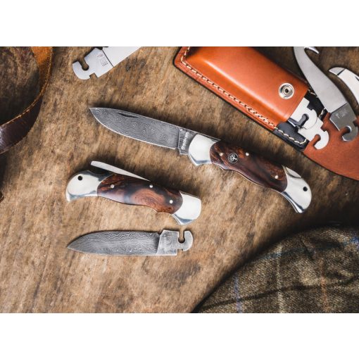 Böker Solingen Optima Ironwood Damast zsebkés