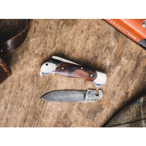 Böker Solingen Optima Ironwood Damast zsebkés